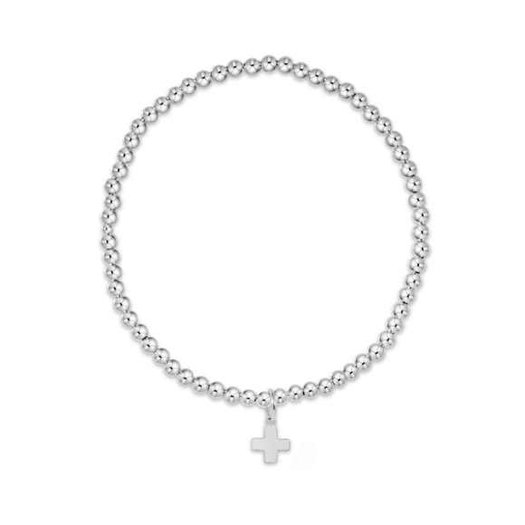 enewton - Classic Sterling 2mm Bead Bracelet - Inspire Love Small Sterling Charm main image 0